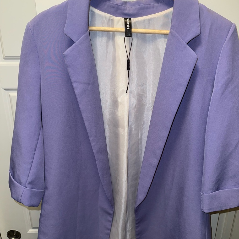 Elegant Purple Blazer